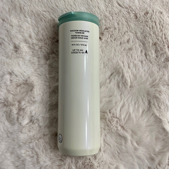 STARBUCKS | NWT 2023 Pearl White Mint 16oz Insulated Tumbler - Picture 1 of 8